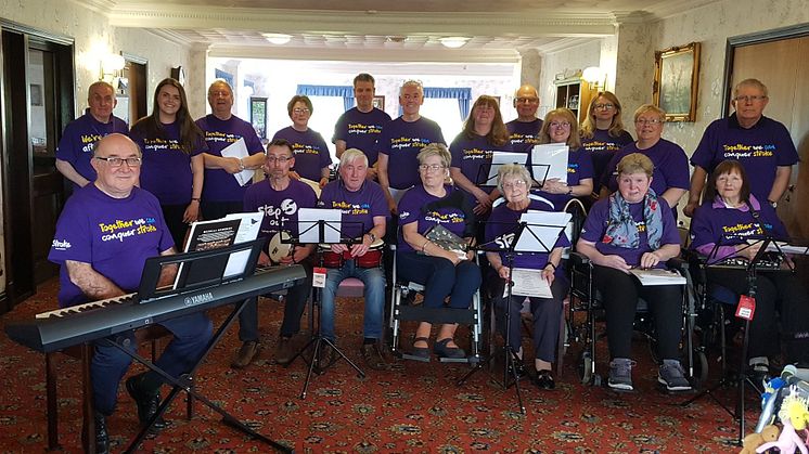 ​Local stroke choir Makes May Purple in Lancashire