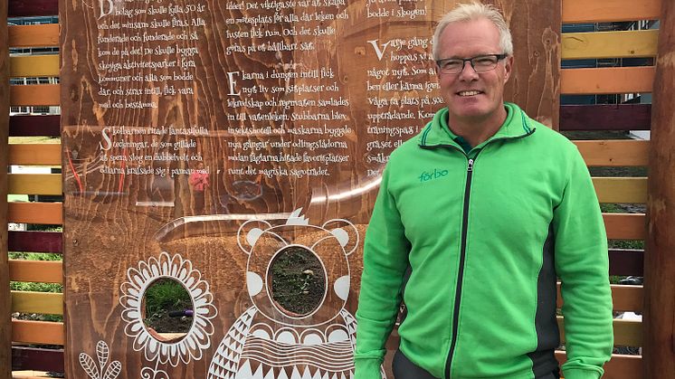 Förbos vd Peter Granstedt avslöjade namnet på aktivitetsparken 