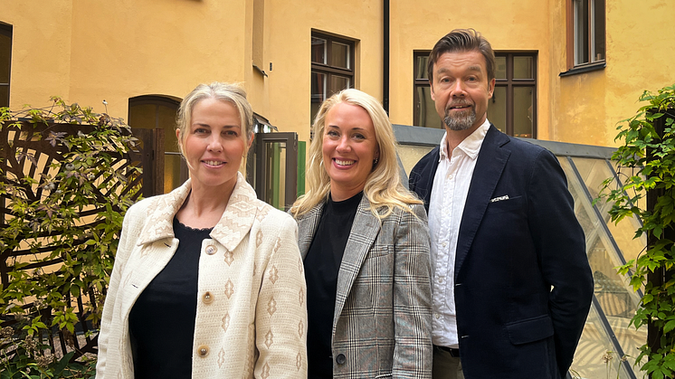 Från vänster: Anna Celay, Katarina Hamnholm & Linus Almqvist