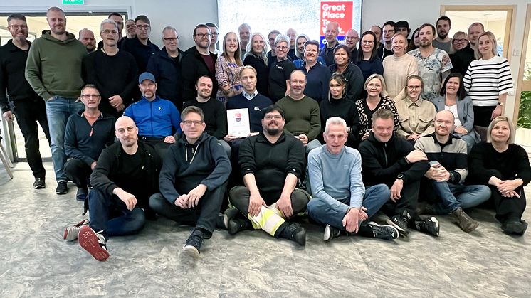  PiteEnergi är fortfarande ett “Great Place to Work”