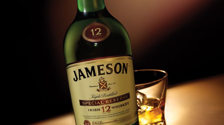 Jameson 12 YO Special Reserve i Systebolagets Ordinarie sortiment från 1 april