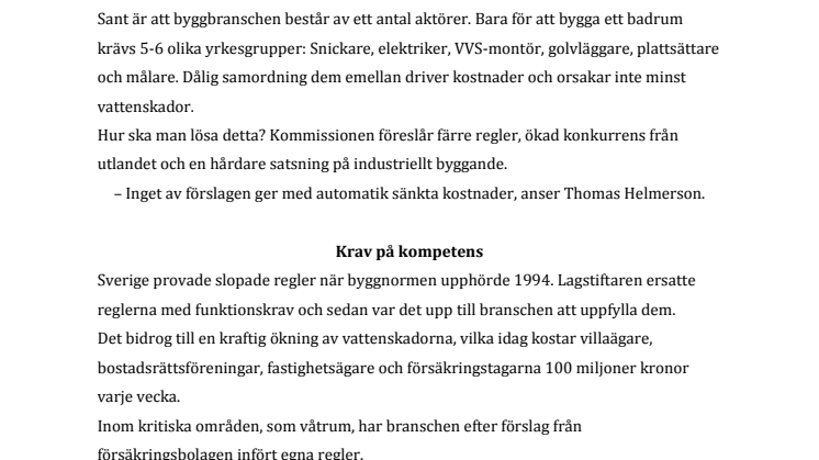 Säker Vatten visar vägen till högre kvalitet och sänkta kostnader 