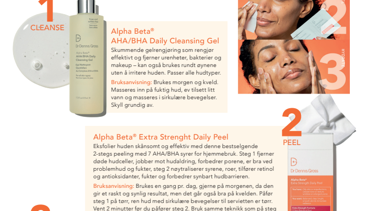 Pressrelease Dr Gross Alpa Beta 123 och Alpa Beta Daily Moisturizer Juni 2022_Norge.pdf