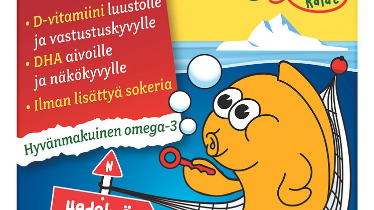 Möller Omega-3 Pikkukalat Hedelmänmakuinen