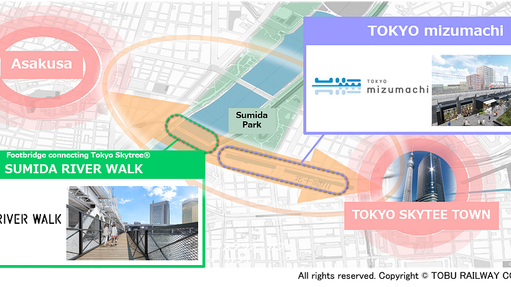TOKYOmizumachi-SUMIDA RIVER WALK MAP