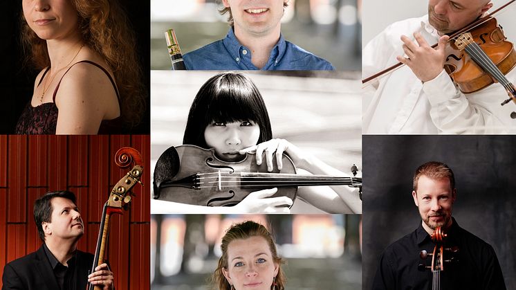 Internationale musikere. Foto af Philip Due Nørgård, Christer Männikus, Christiaan Dirksen og Sangwoo Shin.jpg