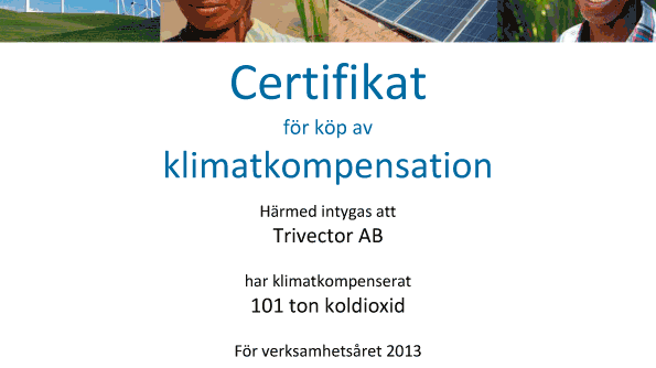 Trivector klimatkompenserar genom att stödja biomassakraftverk i Indien	