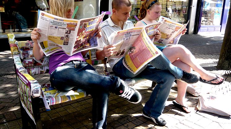 Decorated benches will  appear at Nuneaton station on Saturday 8 September