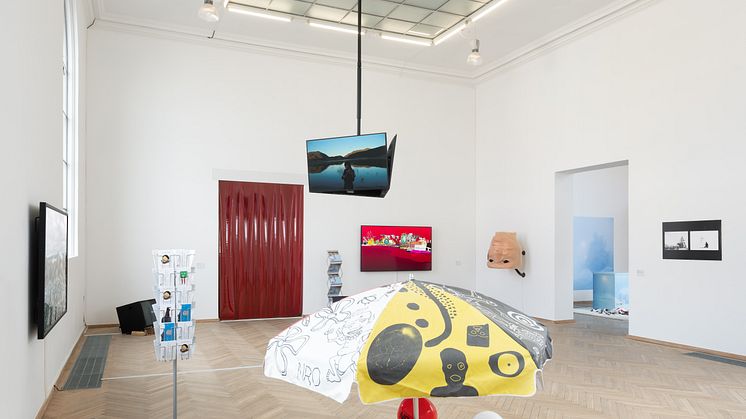 Installation view, New Red Order Presents: One if by Land, Two if by Sea. Kunsthal Charlottenborg, 2022. 