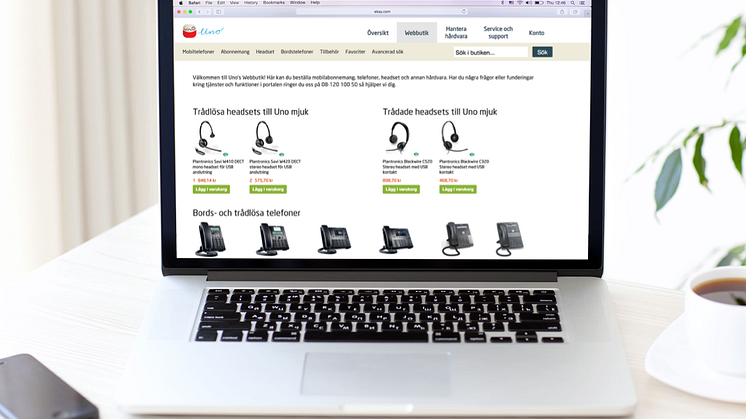 ​Uno Telefoni satsar på webbshop med hårdvara