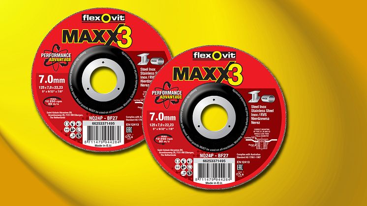 Flexovit MaXX 3 skrubskiver