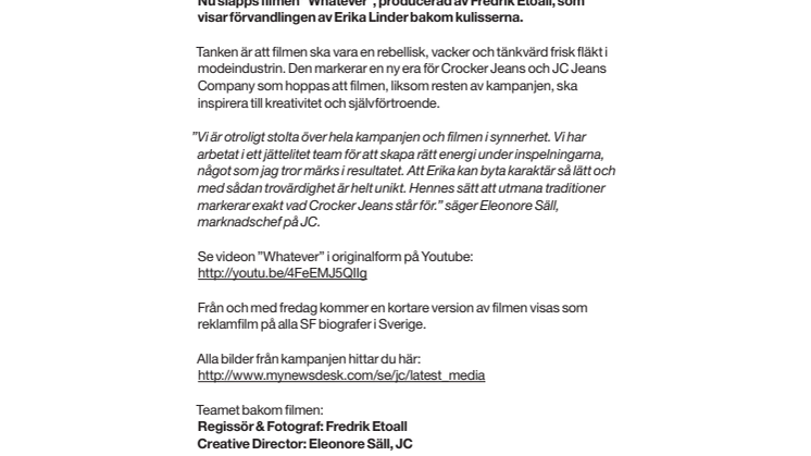 Se filmen bakom den uppmärksammade JC-kampanjen