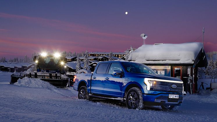Ford F-150 Lightning Norge vinter 2023