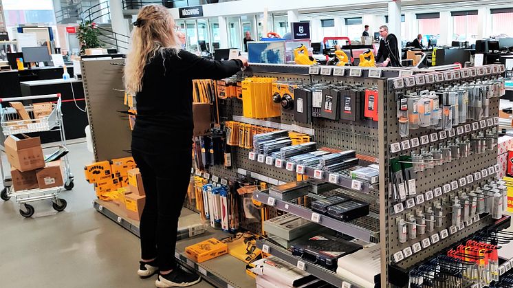 Medarbejderne i Bygma Silkeborg har fået frigjort mere tid til at servicere kunderne 