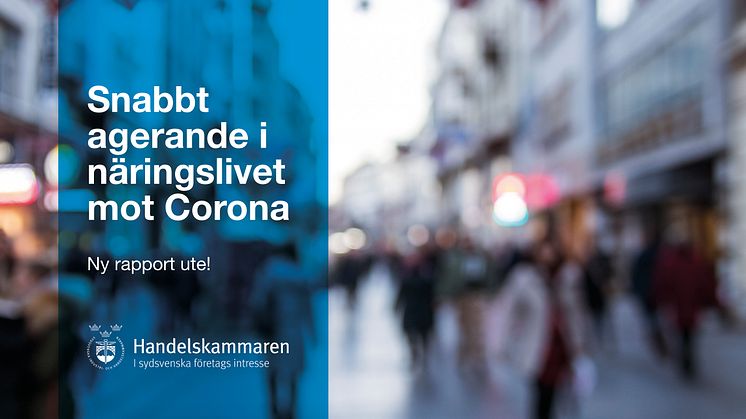 Handelskammaren i färsk enkät: Snabbt agerande i näringslivet mot Corona
