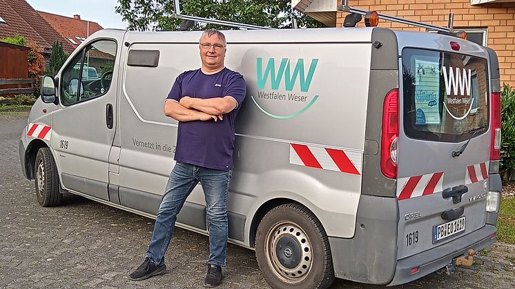 Hans-Jörg Thiele seit 40 Jahren bei Westfalen Weser