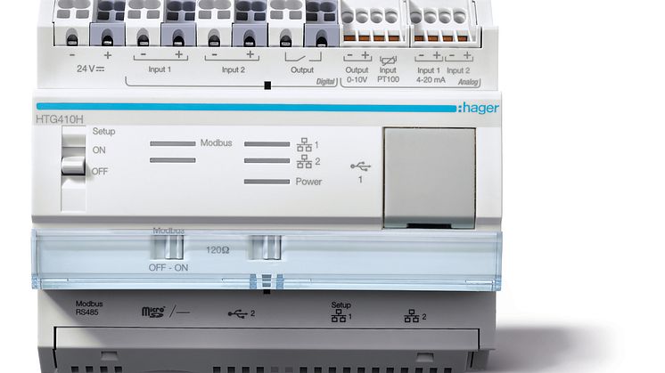 HTG411H_Der Energiemonitoring-Server agardio.manager von Hager