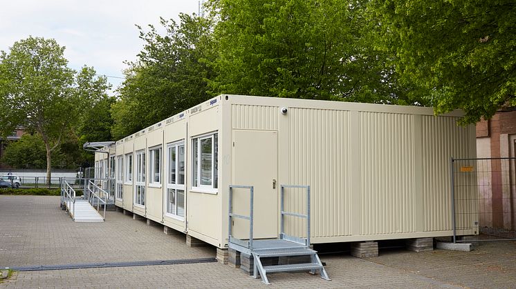 Fieberambulanzen aus Containermodulen sind schnell errichtet und entlasten das Gesundheitssystem.