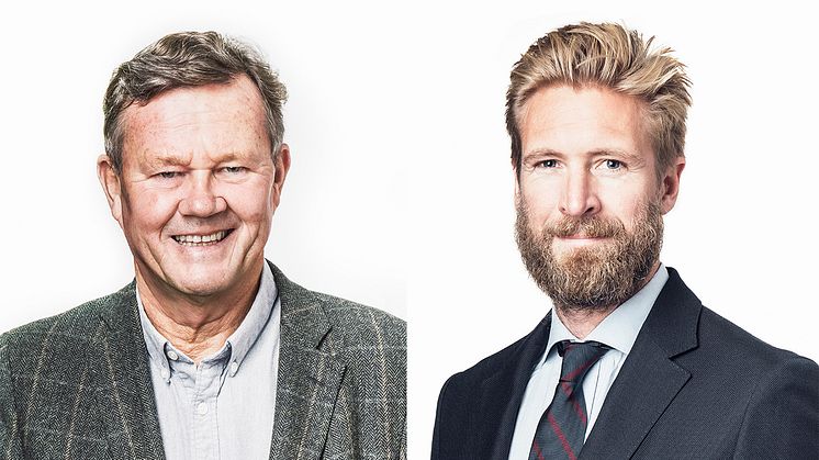 Stefan Lindgren, ordförande Svenska Läkaresällskapet och Karl Sallin ledamot i Läkaresällskapets nämnd och ordförande i det tidigare EVV-projektet