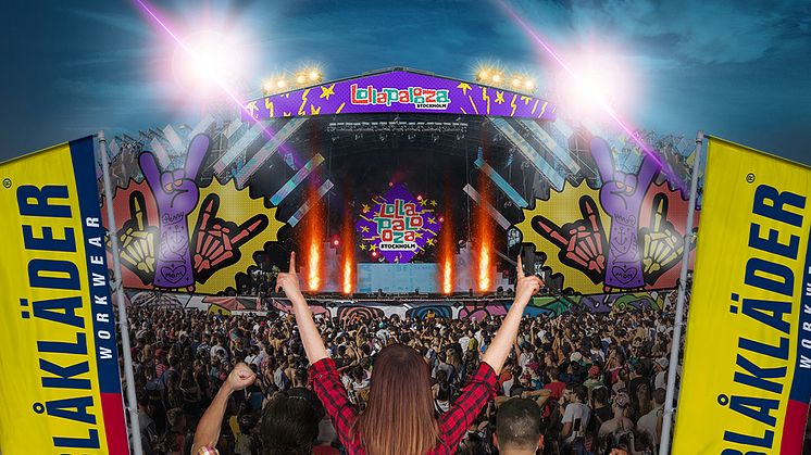 I ett exklusivt samarbete mellan Blåkläder och Lollapalooza Stockholm ges du nu möjlighet att bygga din egen läktare mitt i publikhavet.