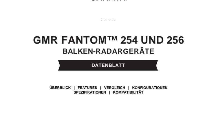 Datenblatt Garmin Fantom 254_256