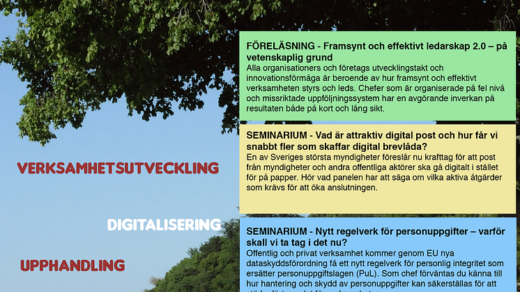  Offentliga Affärer i Almedalen