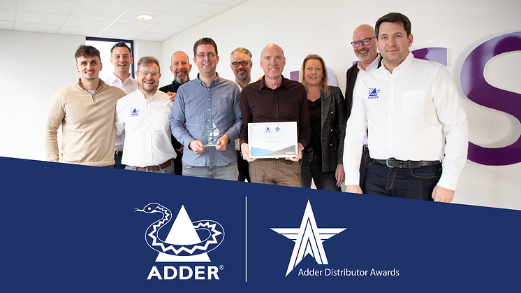 Intronics Europe Recognized as Brand Advocate | Adder Distributor Awards