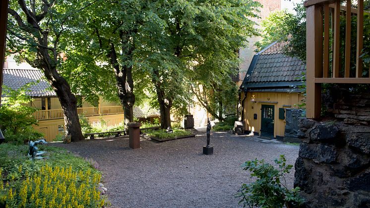 Ateljéhusets innergård på Södermalm
