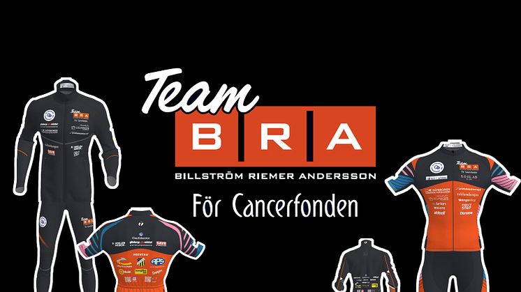 Team BRA motionerar för Cancerfonden – siktar på att samla in 500 000 kronor under 2021
