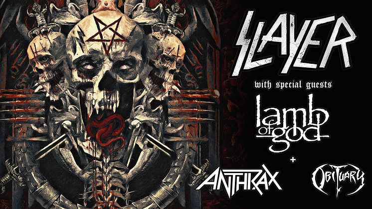 SLAYER + LAMB OF GOD + ANTHRAX + OBITUARY