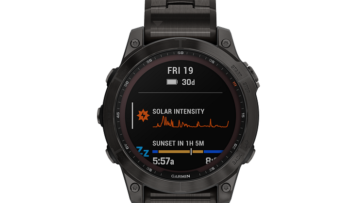 Garmin_fenix 7 Sapphire Solar_Schiefergrau_Titan