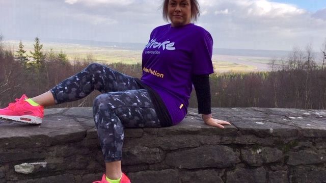 Local stroke survivor marks a milestone in recovery with the Stroke Association