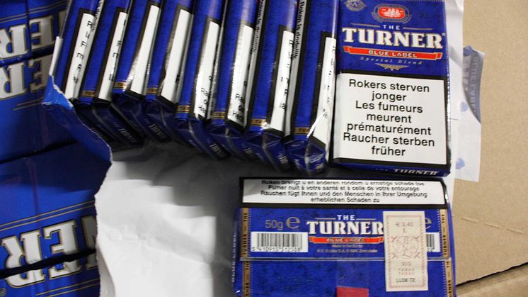 Op Incuse Turner tobacco seized from van by HMRC