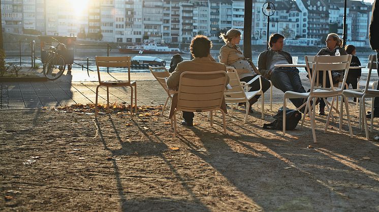 Abendstimmung am Rhein, Copyright: Basel Tourismus / Michael Oswald