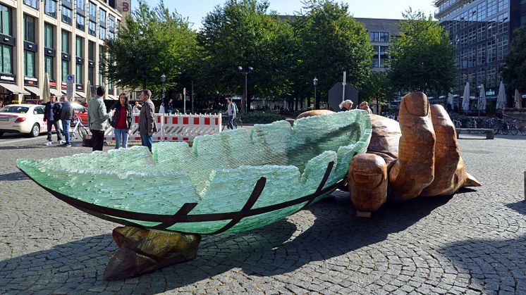 Die Glasarche an der Thomaskirche