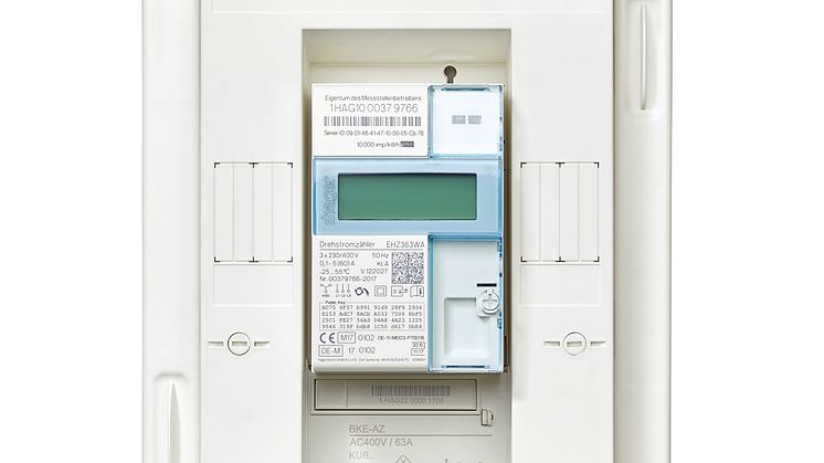 RJ45_BKE-AZ von Hager mit mittiger Zählerposition
