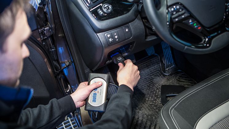 Kontroll av bilens elektronik