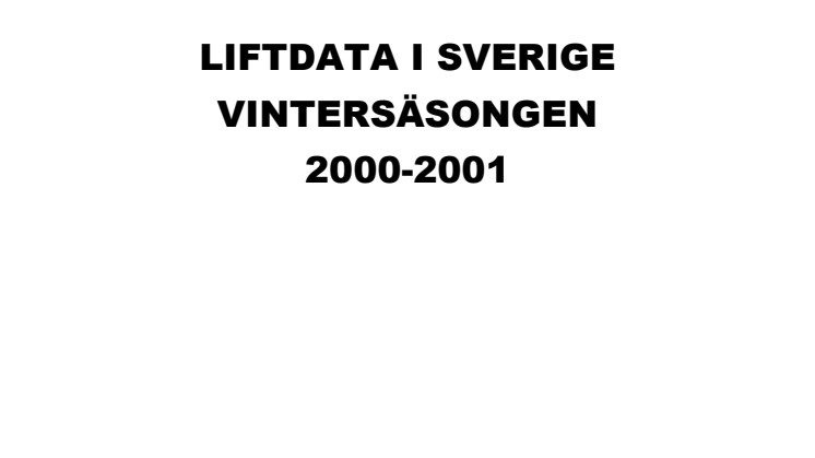 SLAO skiddata 2000-2001