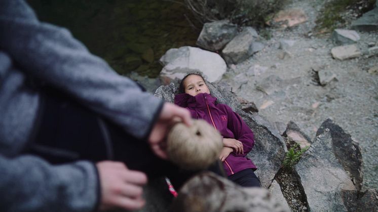 When the elements strike - we play:  Haglöfs Junior Collection.