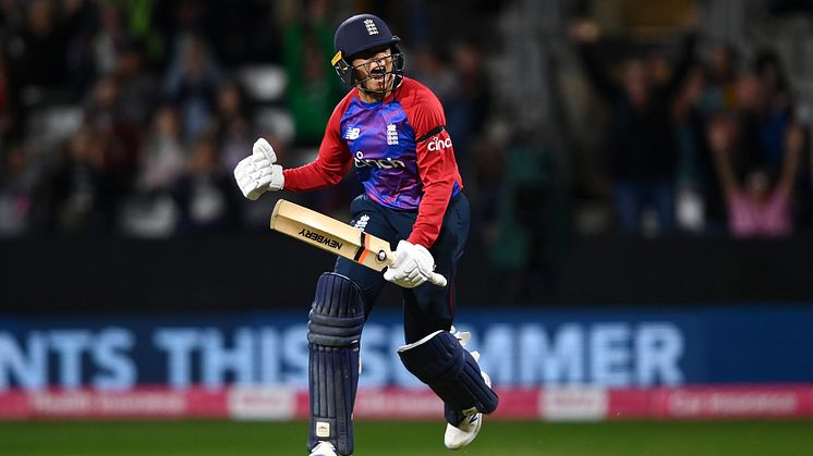 Sophia Dunkley during last year's IT20 series against India. Photo: Getty Images