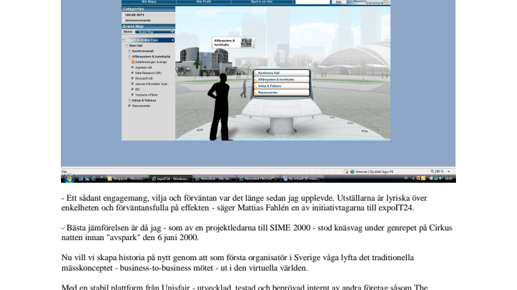 Ny virtuell 3D-mässa - för köpare & säljare av IT-lösningar