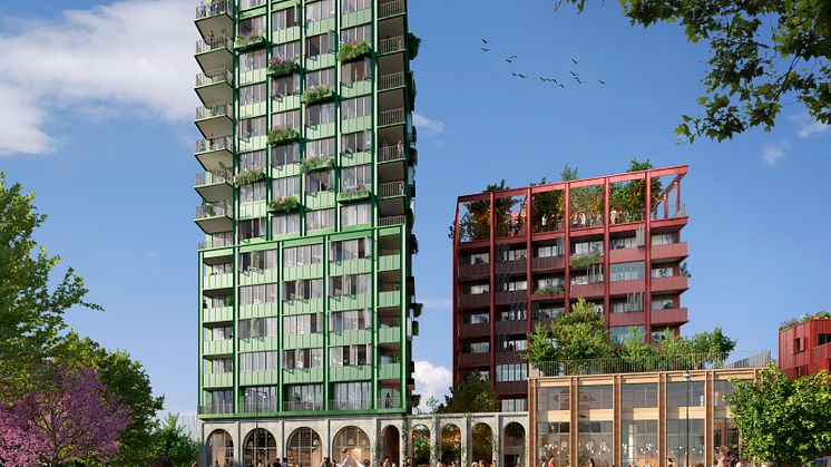 "R﻿iksbyggens förslag väver samman innovation, stadsmässighet och hållbarhet på ett väldigt bra sätt" säger Magnus Lindoffsson, projektledare för Pottholmen på Karlskrona kommun. Bild: FOJAB