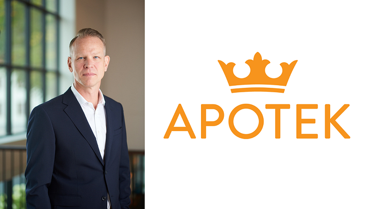 Tobias Karlsson, Marknads- och Kommunikationsdirektör, för nya apoteksjätten som väljer namnet Kronans Apotek