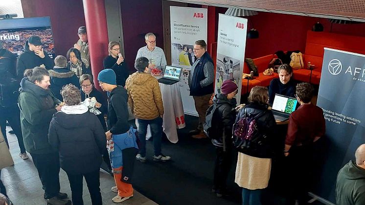 Ett uppskattat event för kompetensmatchning mellan näringsliv och studenter genomfördes på Campus Skellefteå.
