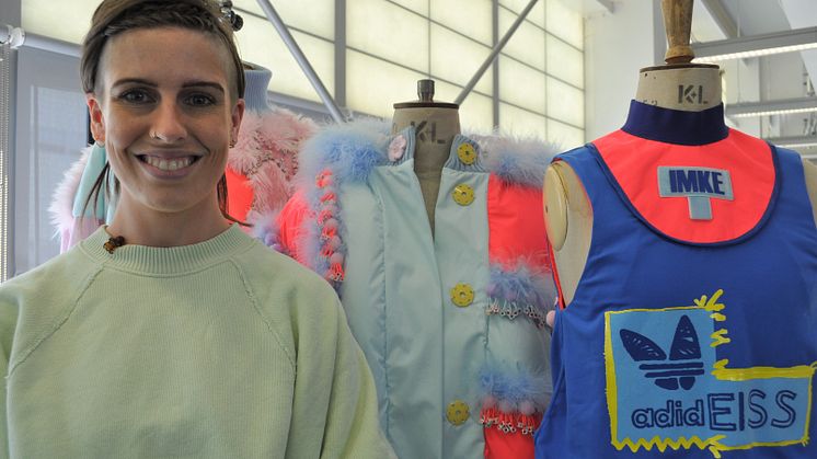 Steph Starkey prepares her Alzheimer's inspired collection for Graduate Fashion Week