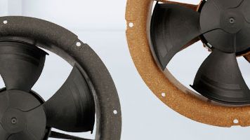 Energieffektiva fläktar av biomaterial tillverkade i  en miljövänlig process