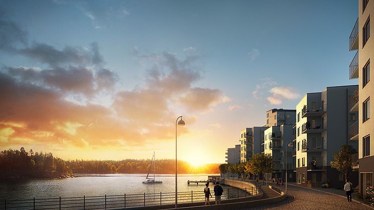HSB säljstartar brf Tollare Strand – exklusivt läge vid strandpromenaden