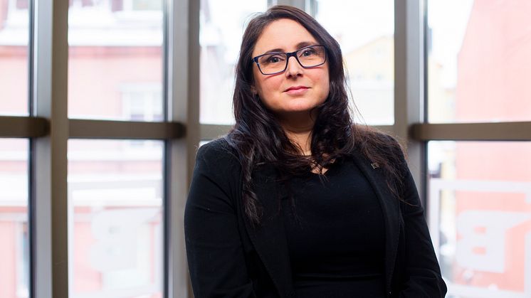 Erica Markusson arbetar inom området finansiering på BizMaker, och gläds åt att en jämställd fördelning bland verksamhetens startups nu uppnåtts.