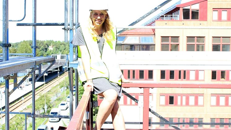 Maria Tallén, hotelldirektör med högt flugna planer.
