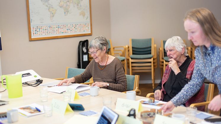 Kerstin Green och Gigi Isaksson Foto Stiftelsen Äldrecentrum